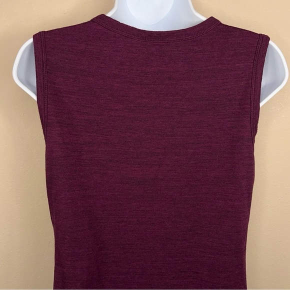 SMALL 32 DEGREES PURPLE JERSEY STRETCH DRESS SLEEVELESS CASUAL - Picture 7 of 11